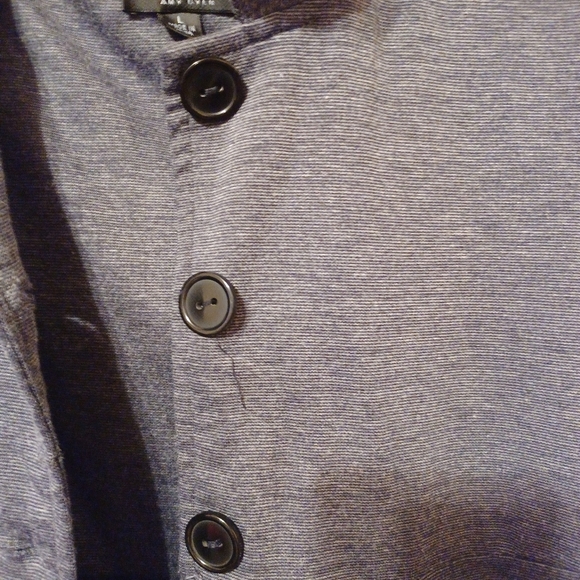 COPY - Amy Byer Womens Grey Hooded Large Button Jacket - Picture 4 of 6